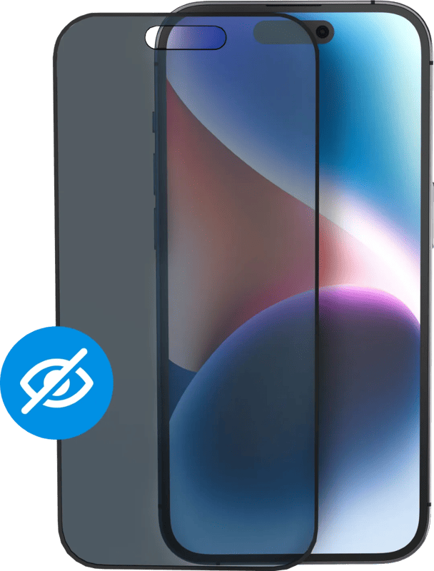 BlueBuilt Apple iPhone 15 Privacy Filter Screenprotector Glas