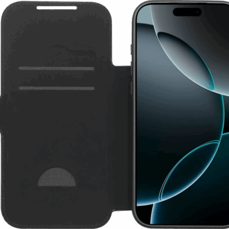 BlueBuilt Apple iPhone 17 Pro Max Book Case Leer Zwart