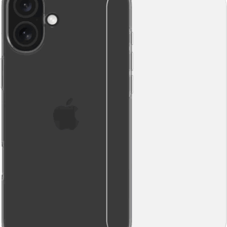 BlueBuilt Back Cover Apple iPhone 16 Plus Transparant + Screenprotector Glas