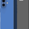 BlueBuilt Back Cover iPhone 16 Blauw + Privacy Filter Screenprotector Glas