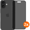 BlueBuilt Back Cover iPhone 17 Transparant + Privacy Filter Screenprotector Duo Pack
