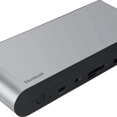 BlueBuilt DisplayLink Docking Station Pro met USB-C Zilver