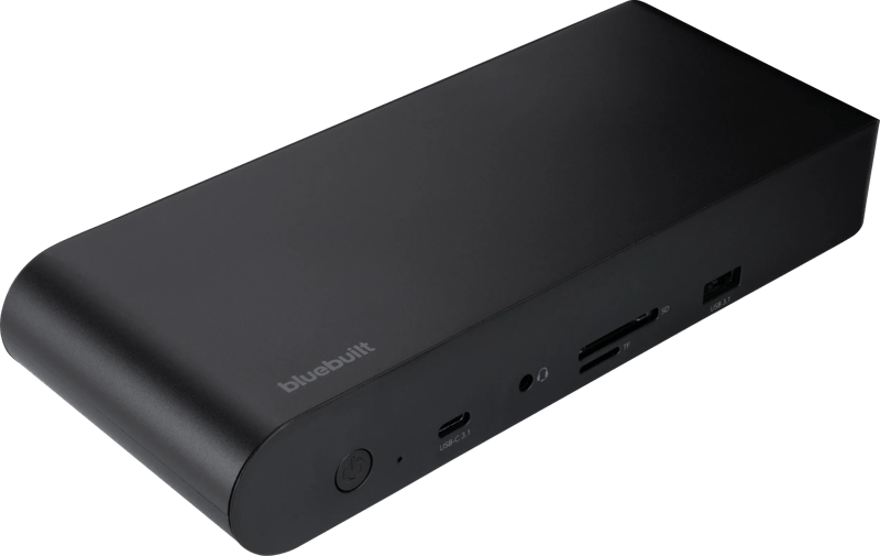 BlueBuilt DisplayLink Docking Station Pro met USB-C Zwart