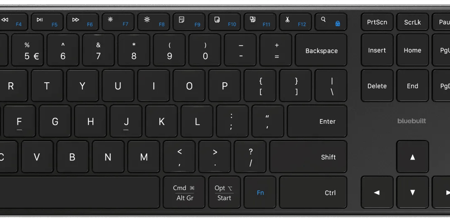 BlueBuilt Draadloos Bluetooth Toetsenbord Pro QWERTY