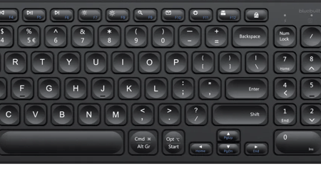 BlueBuilt Draadloos Bluetooth Toetsenbord QWERTY + Tradendum Draadloze Bluetooth Muis