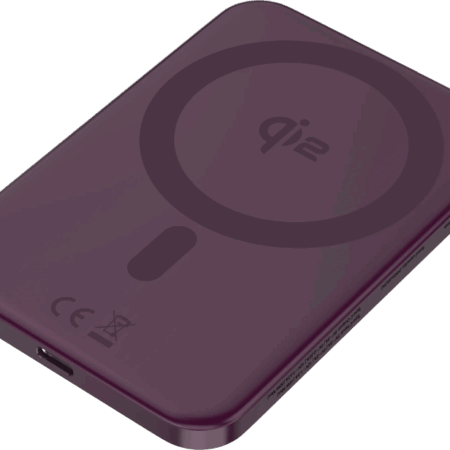 BlueBuilt Draadloze Powerbank met Qi2 en MagSafe 5.000 mAh met Snelladen 20 Watt Rood