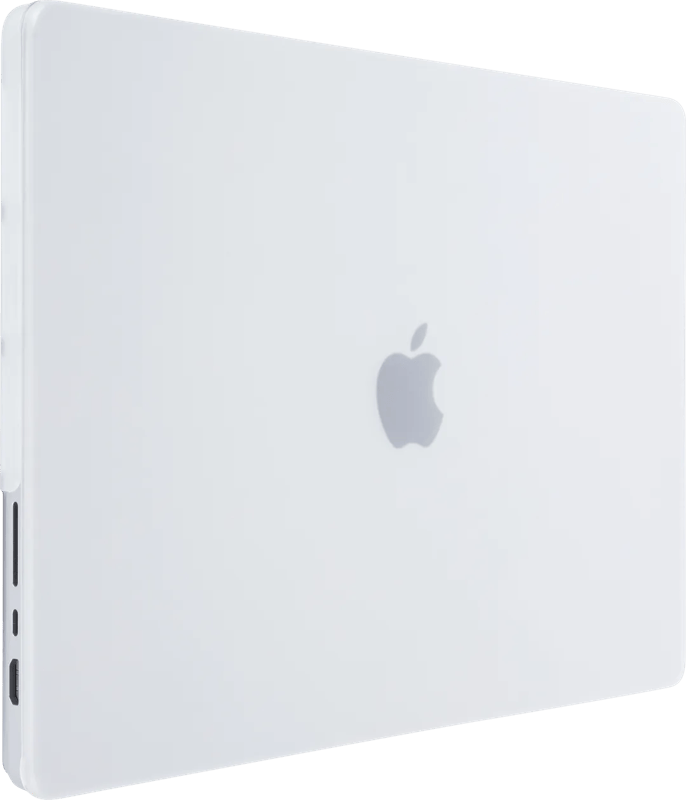 BlueBuilt Hardcase Transparant Mat voor MacBook Pro 16 inch