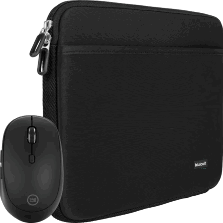 BlueBuilt Laptophoes 31 cm 13 inch M Zwart + Tradendum Muis