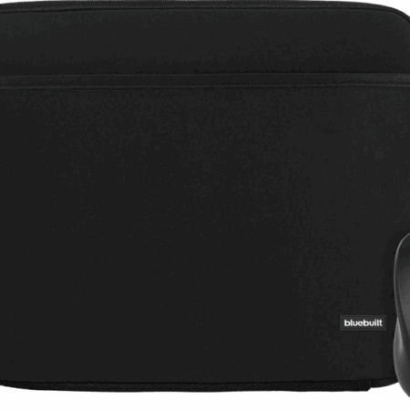 BlueBuilt Laptophoes breedte 30 cm 12-13 inch Zwart + Nexum Draadloze muis