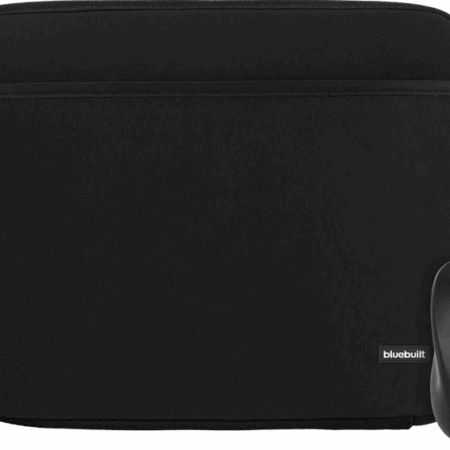 BlueBuilt Laptophoes breedte 31 cm 13 inch M Zwart + Nexum Draadloze muis