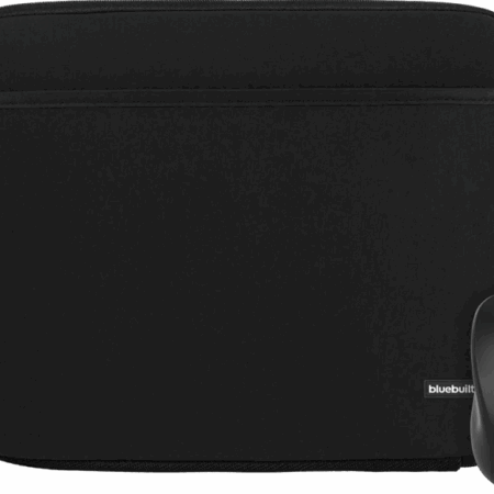 BlueBuilt Laptophoes breedte 33 cm 14 inch M Zwart + Nexum Draadloze muis