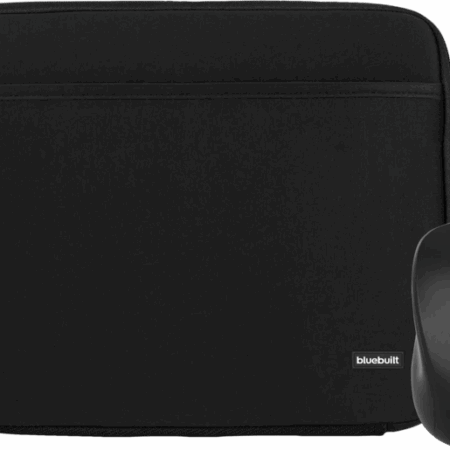 BlueBuilt Laptophoes breedte 37 cm 15-16 inch S Zwart + Nexum Draadloze muis
