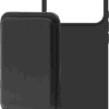 BlueBuilt MagSafe Hoesje iPhone 18 Pro Max Zwart + Kaarthouder Leer Zwart