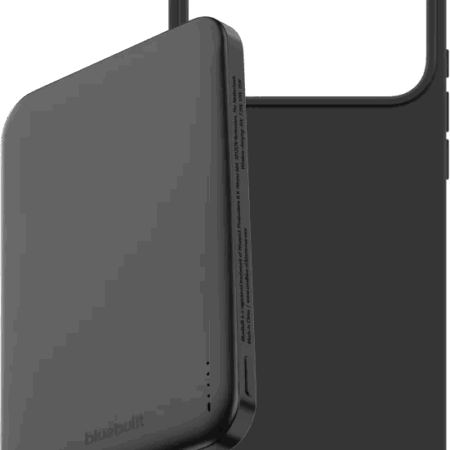 BlueBuilt MagSafe Hoesje iPhone 18 Pro Max Zwart + Powerbank 5.000 mAh Grijs