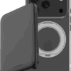 BlueBuilt MagSafe Hoesje met Standaard iPhone 18 Pro Transparant + Powerbank 5.000 mAh Grijs