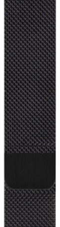 BlueBuilt Milanees Bandje Zwart voor Apple Watch 44/45/46 mm