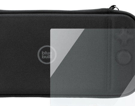 BlueBuilt Nintendo Switch hoesje + Screenprotector Glas