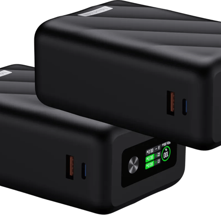 BlueBuilt Power Bank 27.000 mAh met Snelladen 140 Watt Duo Pack