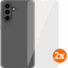BlueBuilt Protective Back Cover Samsung Galaxy A56 Transparant + Screenprotector Duo Pack