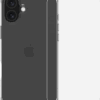 BlueBuilt Protective Back Cover iPhone 16 Plus Transparant + Screenprotector Glas