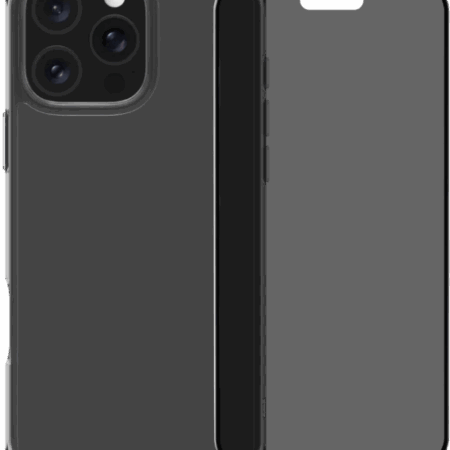 BlueBuilt Protective Back Cover iPhone 16 Pro Max Transparant + Privacy Screenprotector