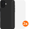 BlueBuilt Protective Back Cover met MagSafe iPhone 16 Plus + Screenprotector Glas Duo Pack