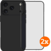 BlueBuilt Protective Back Cover met MagSafe iPhone 17 Pro Black + Screenprotector Duo Pack