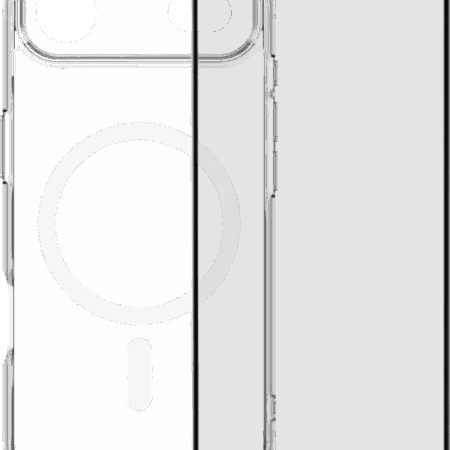 BlueBuilt Protective Back Cover met MagSafe iPhone Air Transparant + Screenprotector Glas