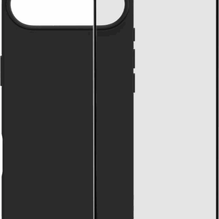 BlueBuilt Protective Back Cover met MagSafe iPhone Air Zwart + BlueBuilt iPhone 17 Air Screenprotector Glas
