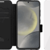 BlueBuilt Samsung Galaxy S25 Book Case Leer Zwart + BlueBuilt Screenprotector Glas