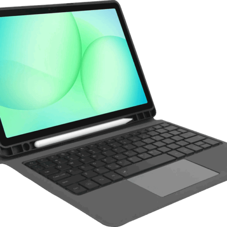 BlueBuilt Samsung Galaxy Tab A11 Plus Toetsenbord Hoes QWERTY Zwart