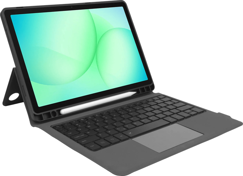 BlueBuilt Samsung Galaxy Tab A11 Plus Toetsenbord Hoes QWERTY Zwart