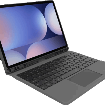 BlueBuilt Samsung Galaxy Tab S10 FE Plus Toetsenbord Hoes QWERTY Zwart