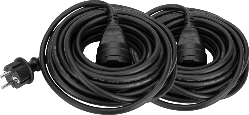 BlueBuilt Verlengkabel IP44 10m Duo Pack