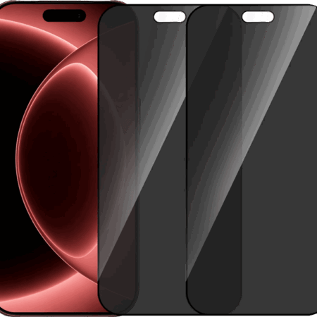 BlueBuilt iPhone 18 Pro Max Privacy Filter Screenprotector Glas Duo Pack