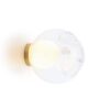 28s Brass Wandlamp - Transparant
