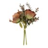 Boeket Paeonia bruin zijde H24cm | Countryfield