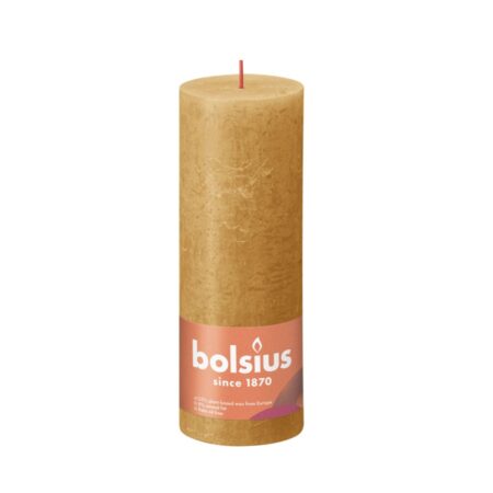 Bolsius Stompkaars Honey Rustiek 19x6.8cm | Bolsius