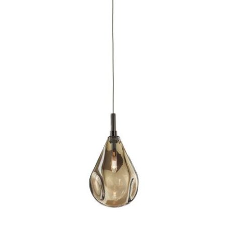 Soap Mini Single Hanglamp - Goud glas - Antraciet fitting