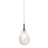 Soap Mini Single Hanglamp - Mat glas - Antraciet fitting