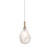 Soap Mini Single Hanglamp - Mat glas - Geborsteld gouden fitting