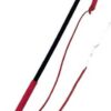 Leren zweep met koord - 55cm - Rood