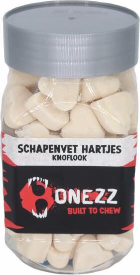 Bonezz - Schapenvet hartjes - Knoflook 220gr