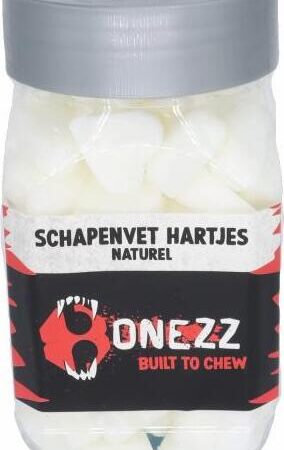 Bonezz - Schapenvet hartjes - Naturel 220gr
