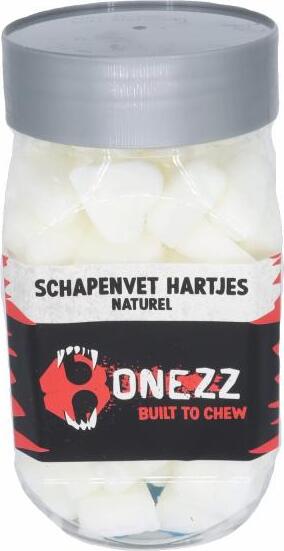 Bonezz - Schapenvet hartjes - Naturel 220gr