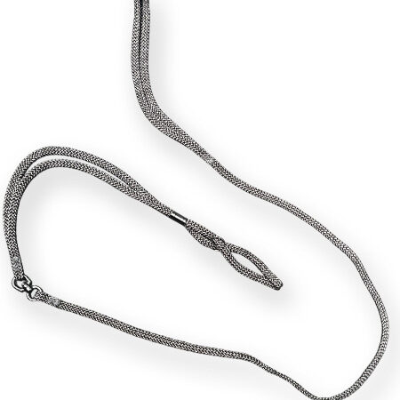 nylon showlijn plat - Grijs - 5mm x 120cm