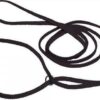 nylon showlijn plat - Zwart - 5mm x 120cm