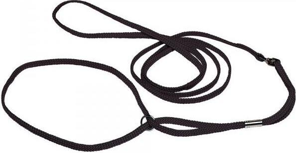 nylon showlijn plat - Zwart - 5mm x 120cm