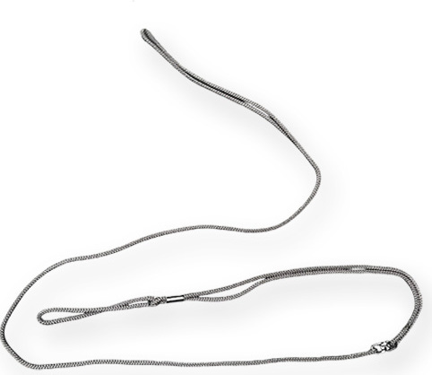 nylon showlijn rond - Grijs - 3mm x 120cm