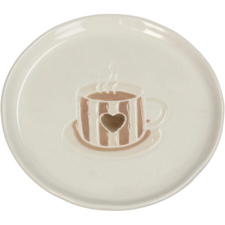 Bord Coffee keramiek Ø13.5cm | Kersten